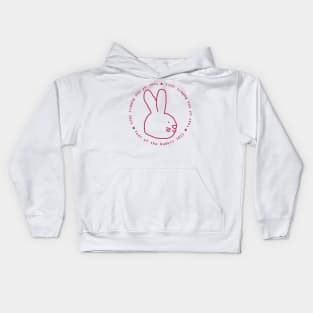 Year of the Rabbit 2023 in Viva Magenta Kids Hoodie